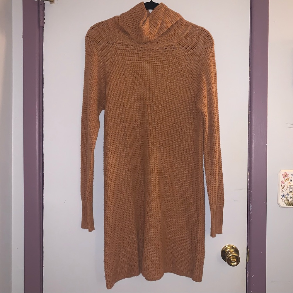 Orangish/Brownish sweater dress from Forever 21